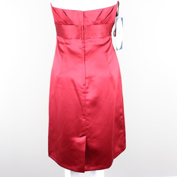 NWT Alfred Angelo red midi dress, size 12 - Picture 2 of 10